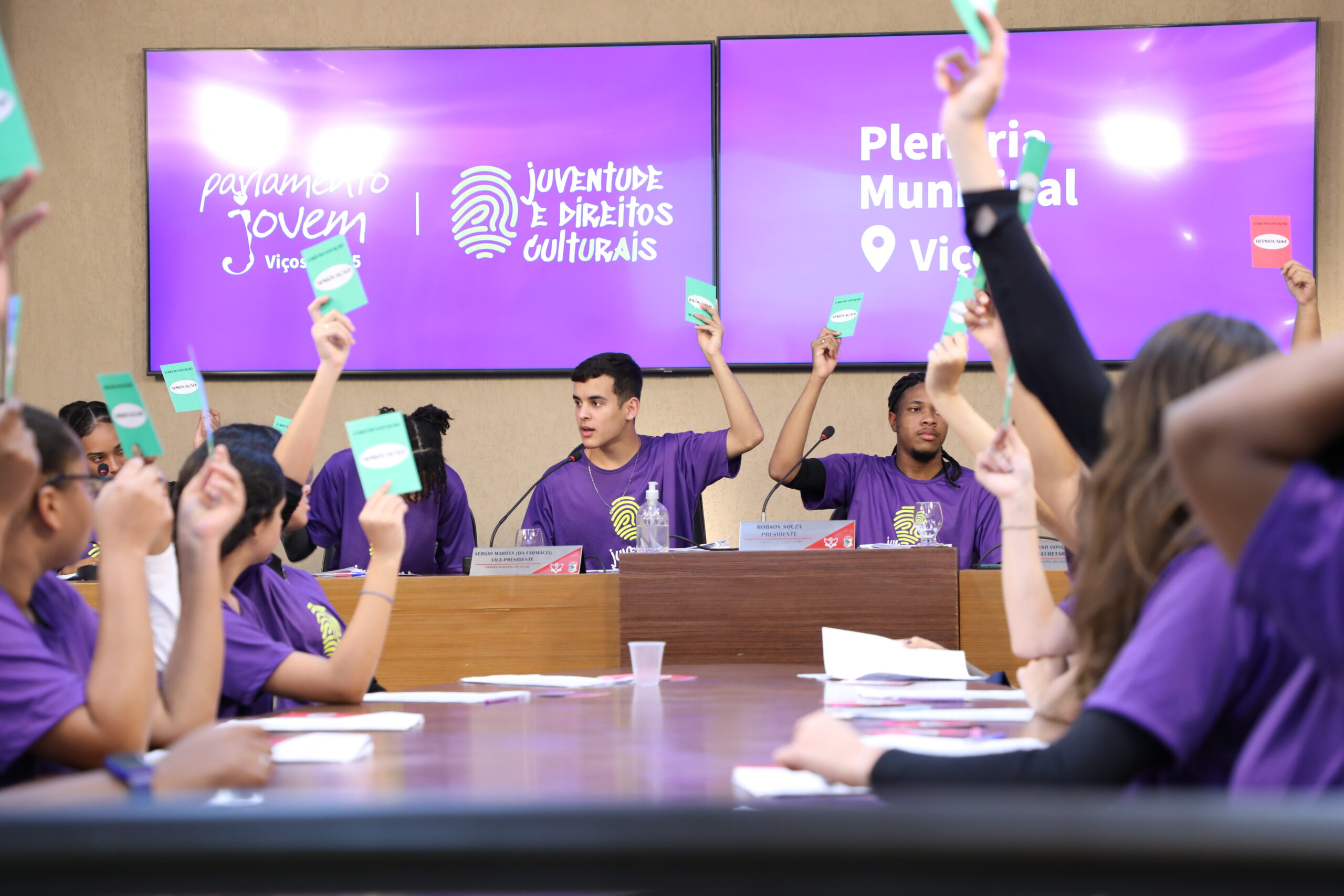 Estudantes de Viçosa debatem propostas para o parlamento Jovem 2025
