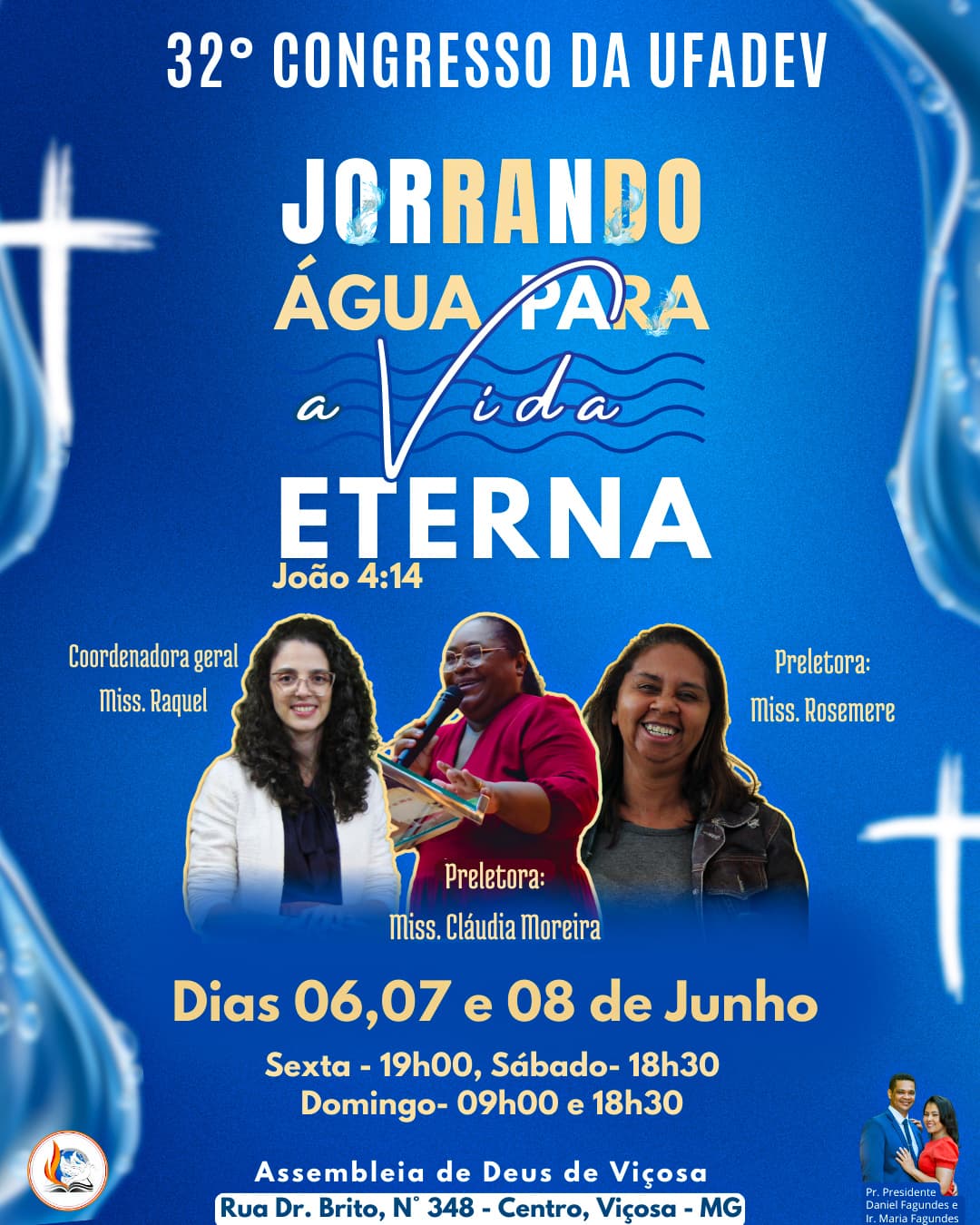 União Feminina das Assembleias de Deus em Viçosa realiza 32º Congresso anual