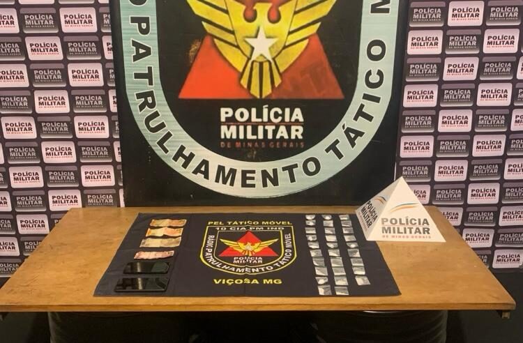 PM prende homem por tráfico de drogas em Viçosa