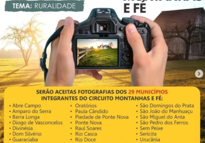 Viçosa é um dos 29 municípios a participar do 2ºFestival de fotografias “Ruralidade”