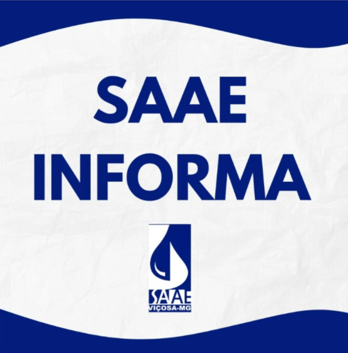SAAE INFORMA: Falta de abastecimento em bairro de Viçosa