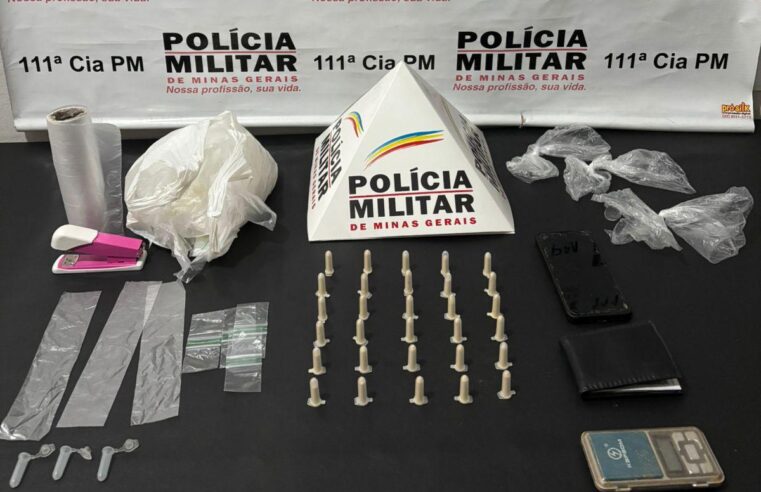 Homem é preso por tráfico de drogas após perseguição, em VRB