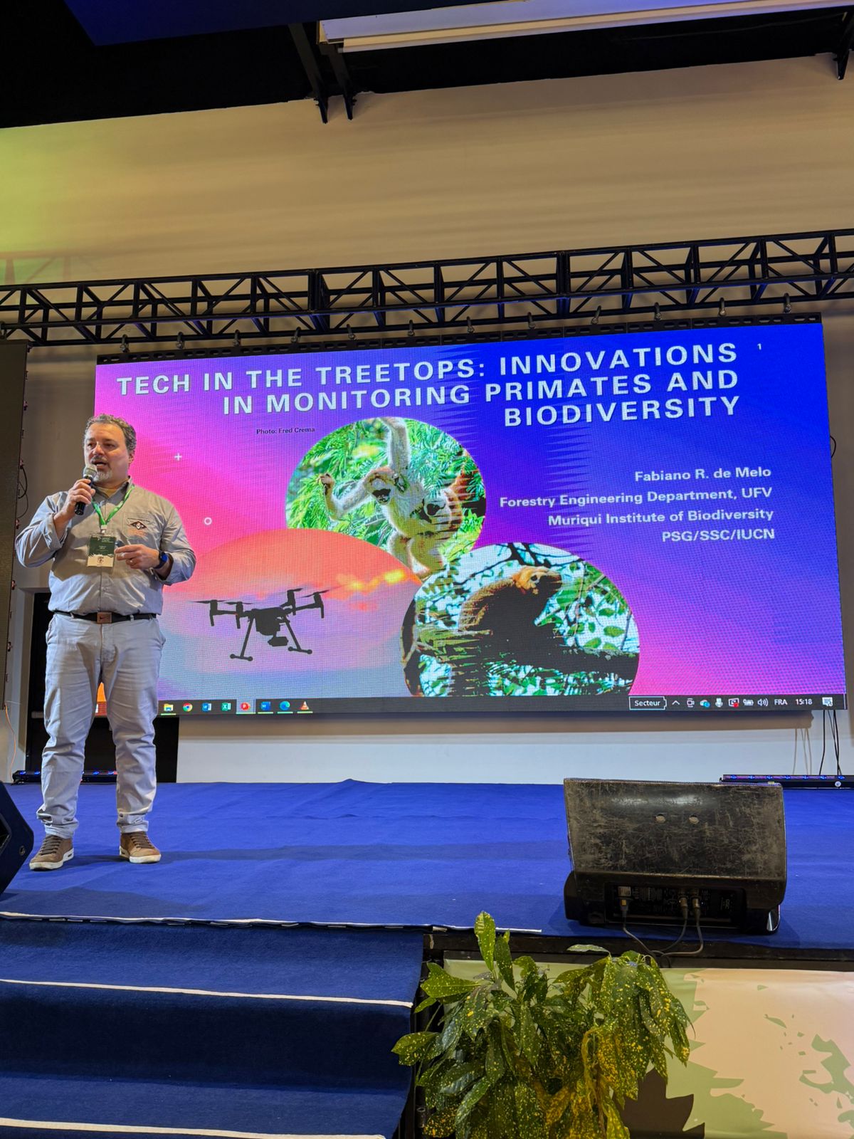 Professor da UFV é palestrante principal em congresso internacional de primatologia