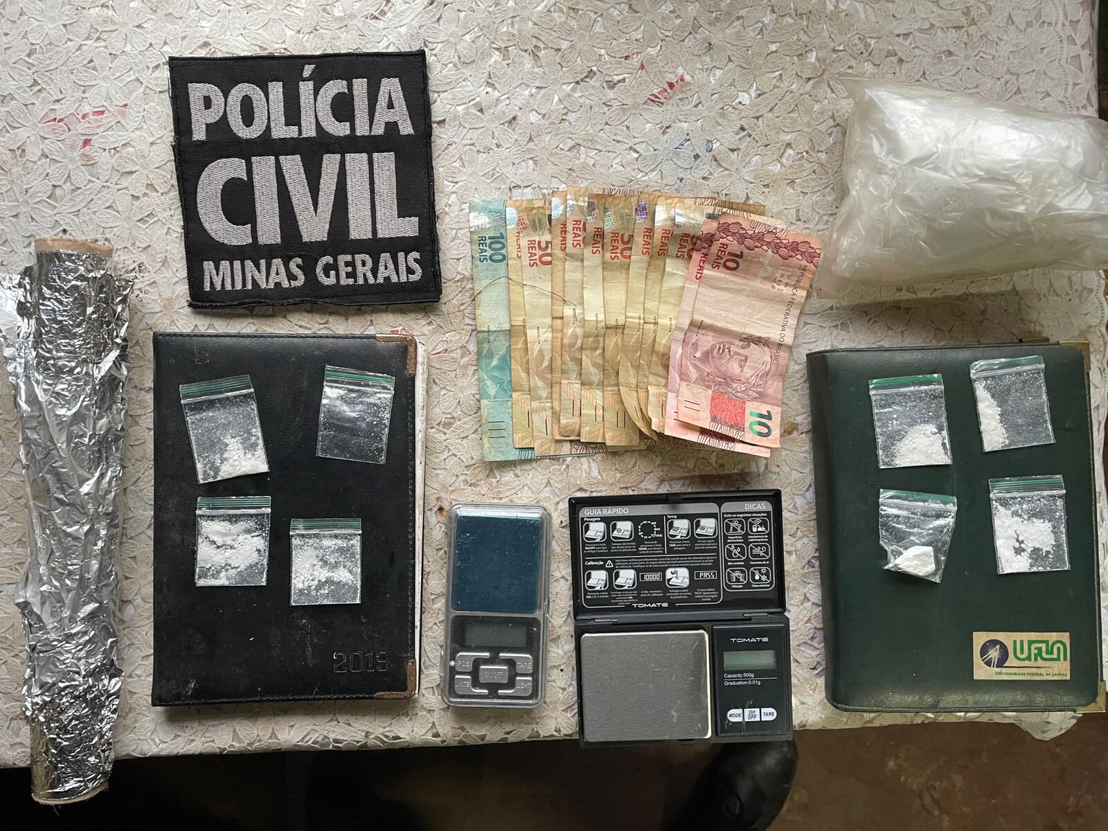 PC prende suspeito em flagrante por tráfico de drogas Santa Clara, em Viçosa