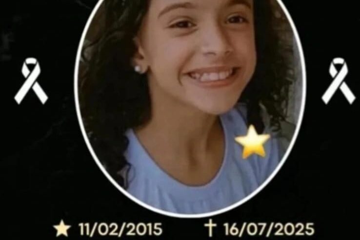 Lavínia de Freitas de Oliveira e Souza será sepultada nesta quinta-feira (17)