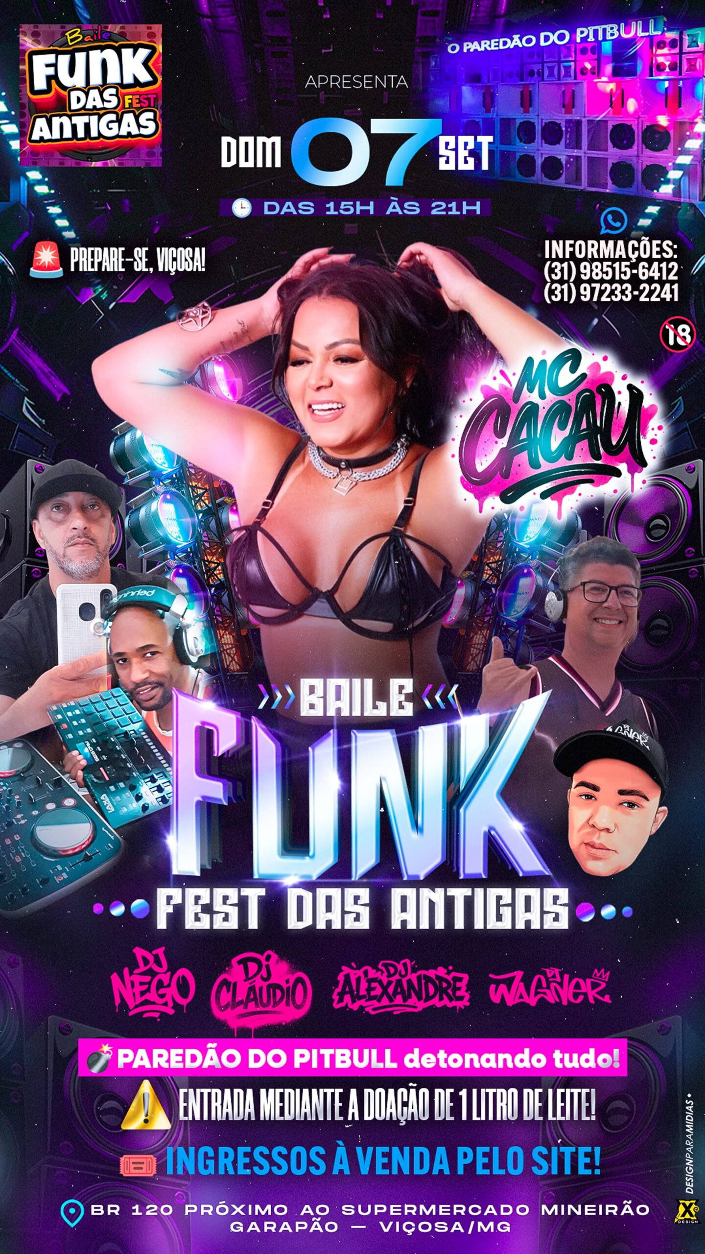 Funk Fest Das Antigas retorna com Sexta Edição no Espaço Garapão