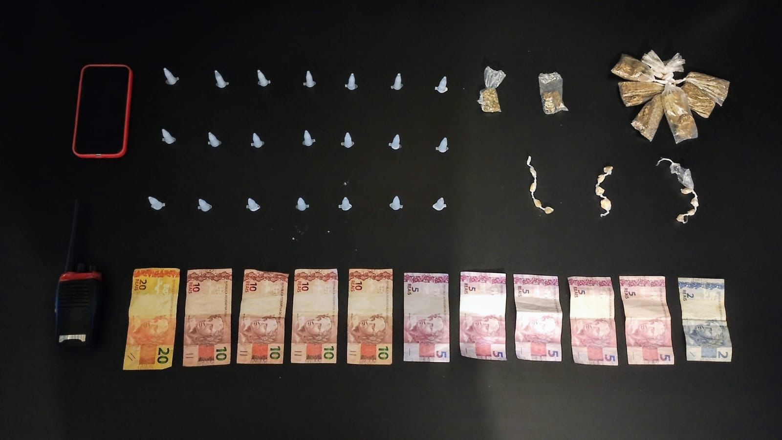 PM prende suspeito em Viçosa e apreende entorpecentes