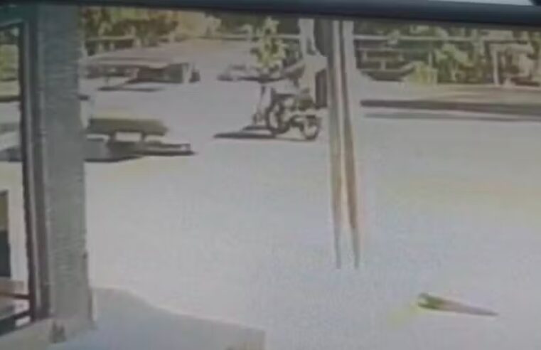 Muriaé: Motociclista fica em estado grave após carro fazer conversão proibida