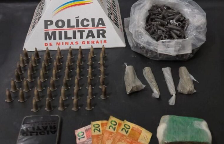 PM prende dois homens por tráfico de drogas, resistência e desobediência, em VRB