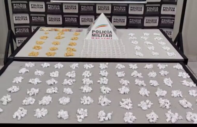 Muriaé: Mais de mil papelotes de cocaína são encontrados em casa abandonada