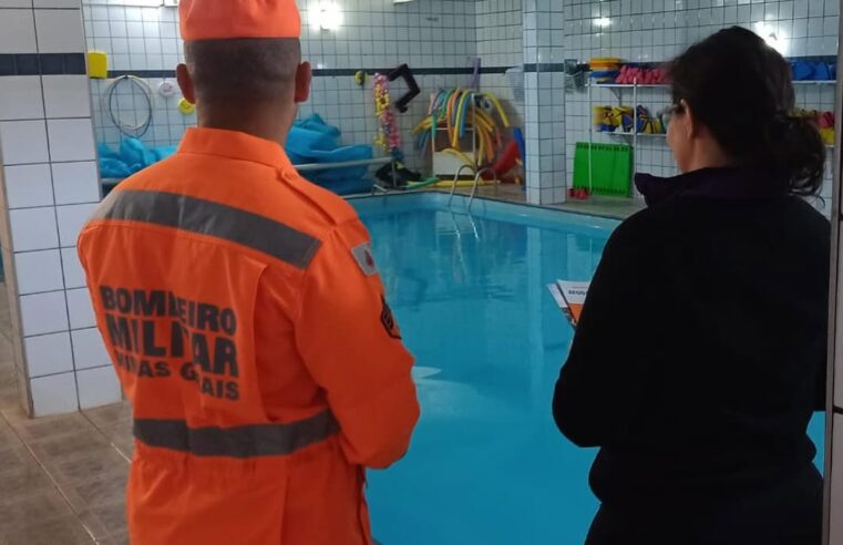 Bombeiros de Viçosa promovem campanha de prevenção a afogamentos em clubes da cidade