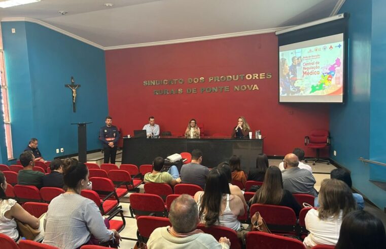 SAMU promove simpósio para secretários municipais de Saúde da região de Ponte Nova