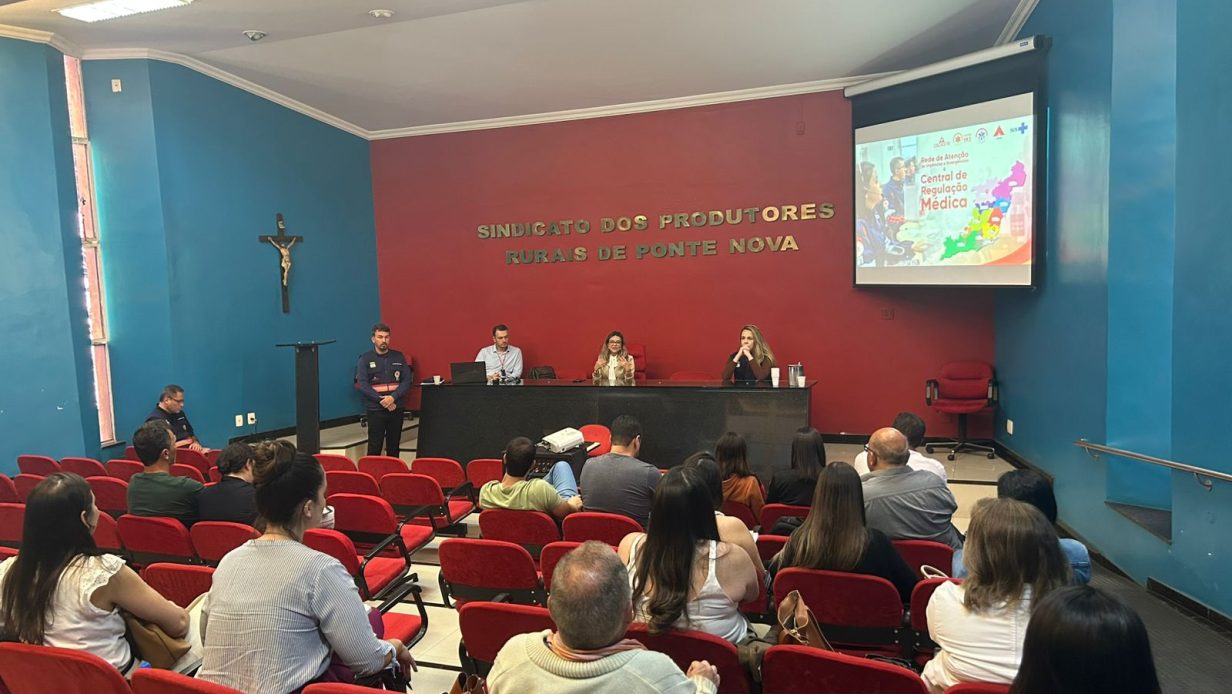 SAMU promove simpósio para secretários municipais de Saúde da região de Ponte Nova