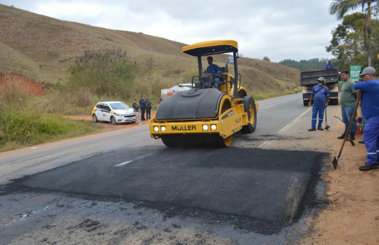 Prefeitura instala quebra-molas no trevo da Nova PH Rolfs