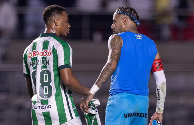 Viçosense Marlon Santos estreia pelo Juventude em jogo contra o Santos