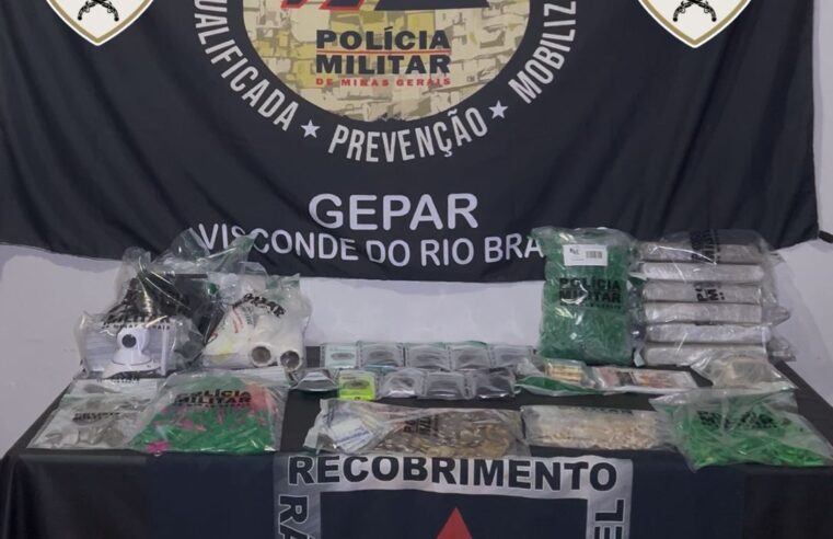 Operação da PM prende cinco pessoas por tráfico de drogas em VRB
