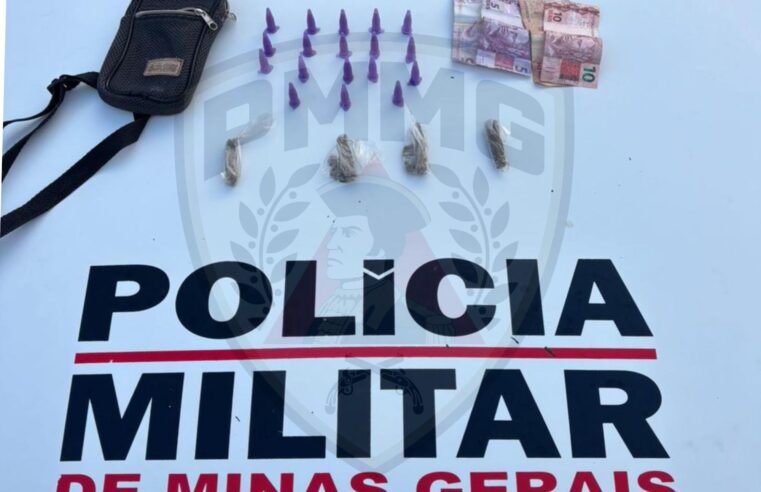 Casal de adolescentes é apreendido por tráfico de drogas em Visconde do Rio Branco