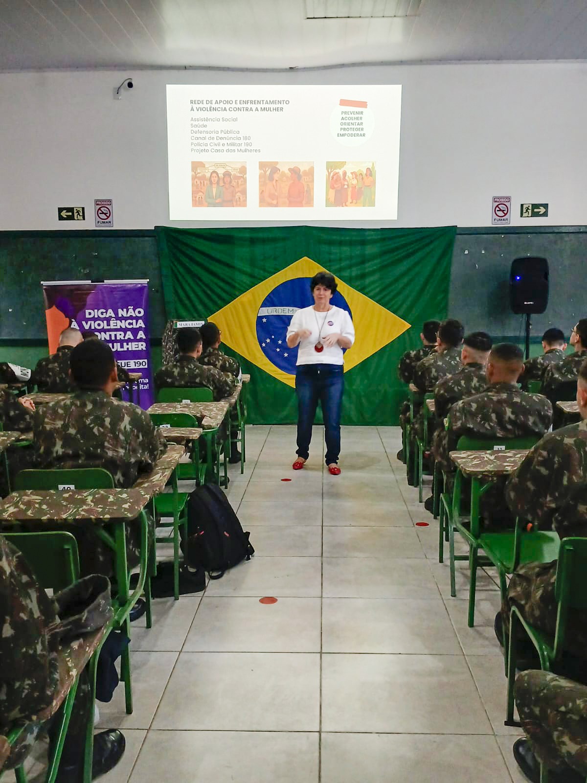 PMV promove ações de conscientização e apoio no “Agosto Lilás”