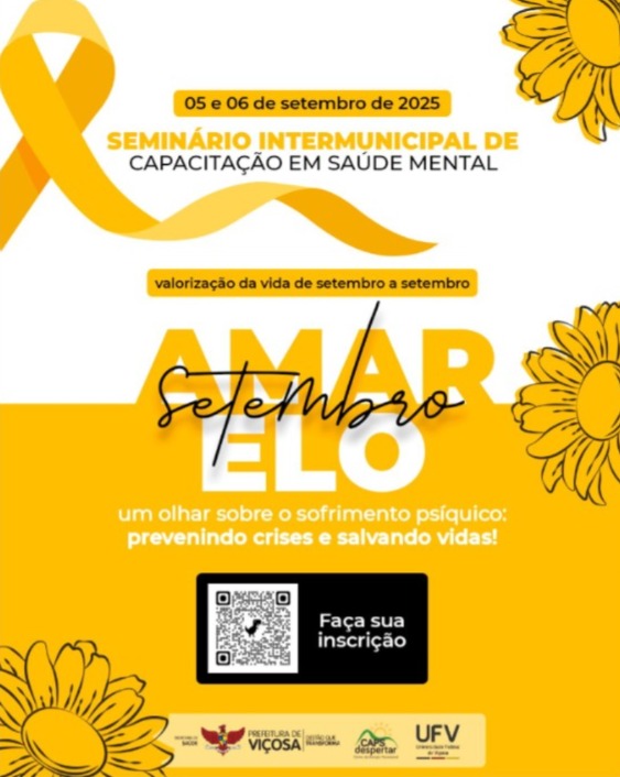 PMV sedia seminário de capacitação em saúde mental