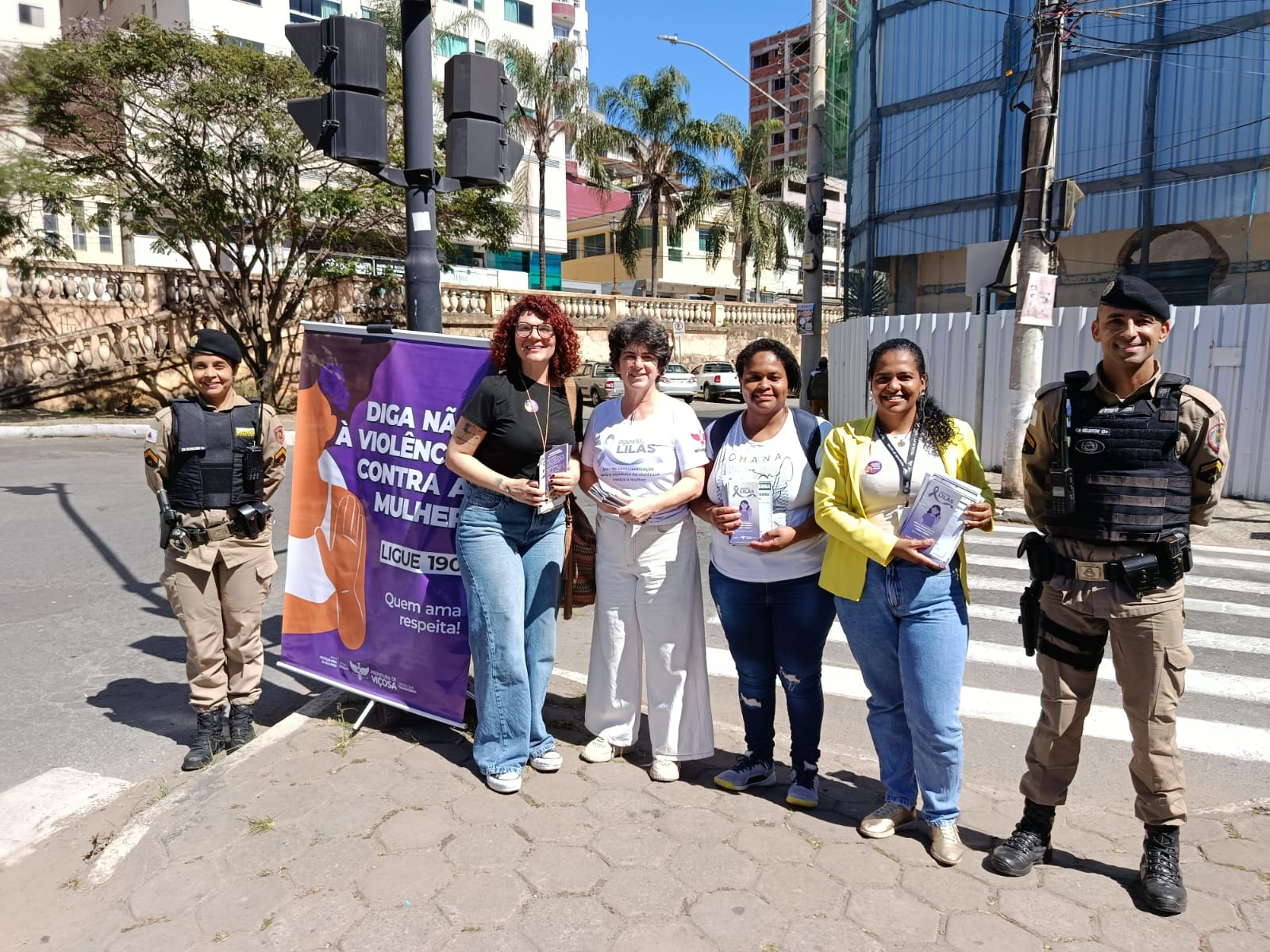 Prefeitura de Viçosa realiza ação contra a violência à mulher