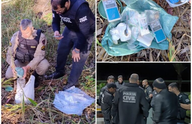 Operação policial prende 10 suspeitos de tráfico e homicídios em Teixeiras