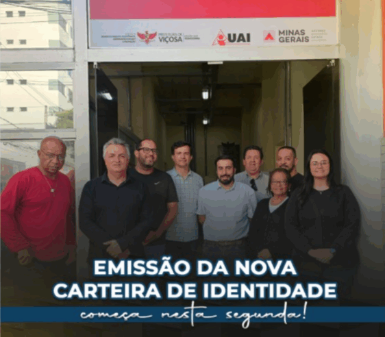 Posto provisório UAI Viçosa passa a emitir nova Carteira de Identidade Nacional