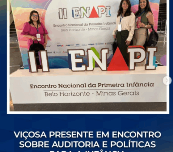 Viçosa participa de encontro nacional sobre a primeira infância