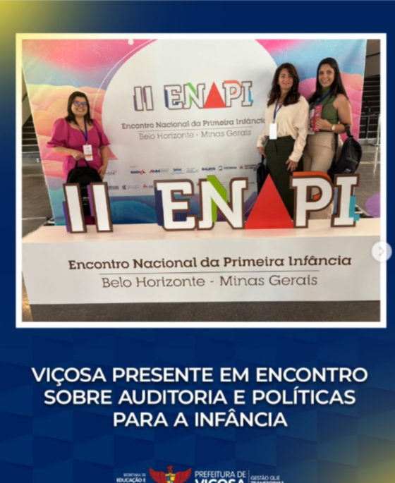 Viçosa participa de encontro nacional sobre a primeira infância