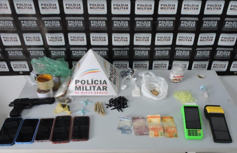 Operação prende suspeitos e apreende drogas em Oratórios