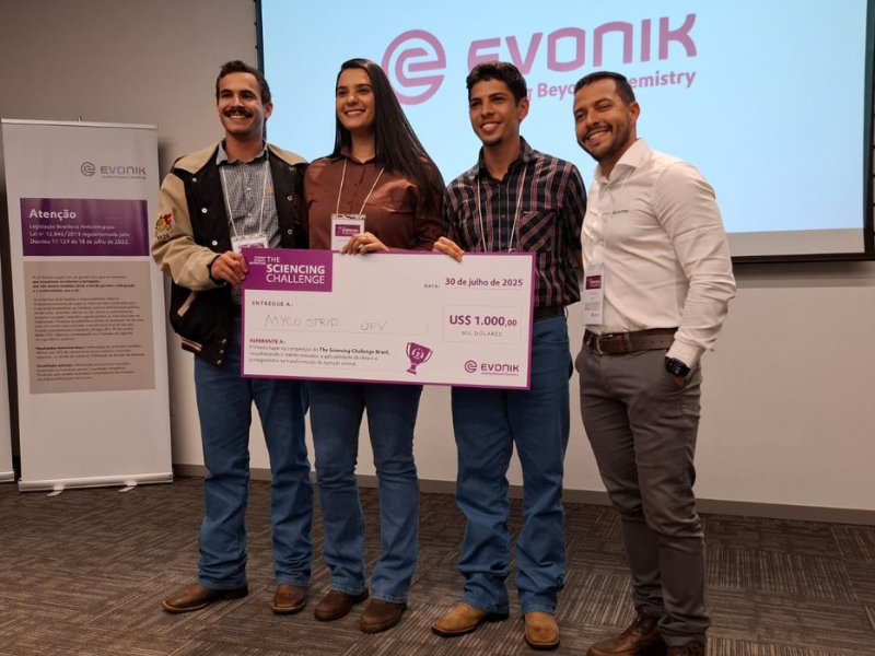 Estudantes da UFV vencem Concurso de Inovação em Agronegócio