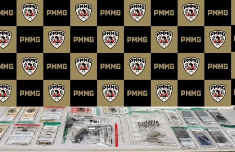 Polícia Militar prende suspeitos de tráfico e apreende armas em Tocantins e Ubá