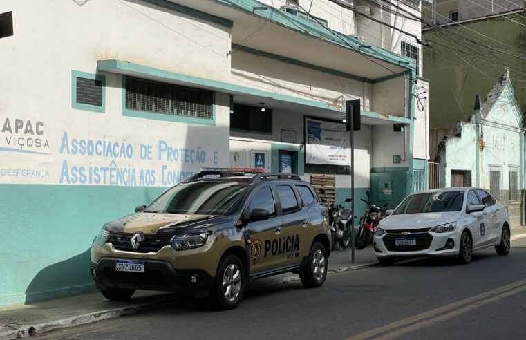 Homem é executado a tiros na APAC de Viçosa