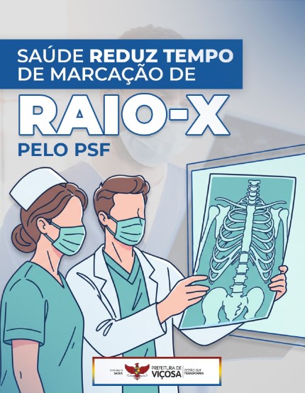 PMV simplifica agendamento de Raio-X para pacientes do PSF