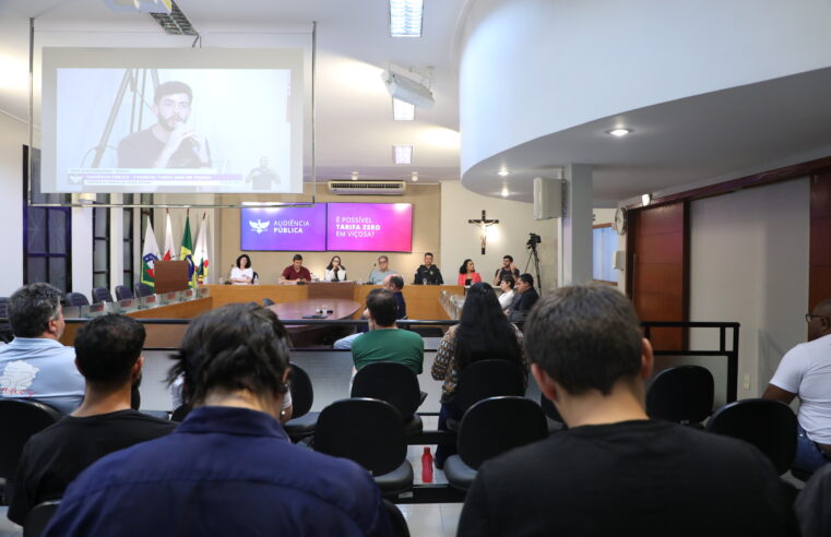 Audiência Pública Debate a Viabilidade da Tarifa Zero em Viçosa