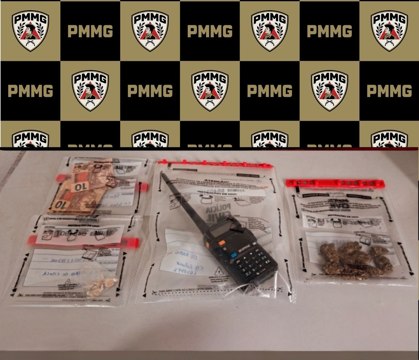PM prende suspeito por tráfico de drogas em Ubá