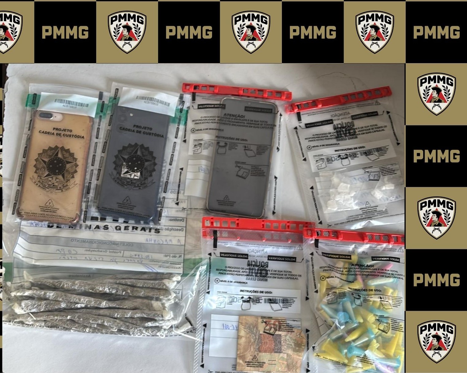 PM realiza apreensão por tráfico de drogas após denúncias em Ubá