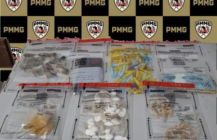 PM prende suspeito de tráfico de drogas em Ubá