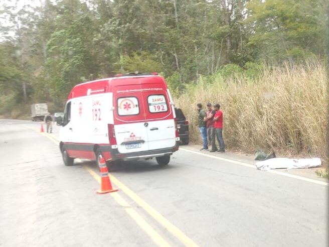Acidente com vítima fatal próximo ao trevo de Cajuri