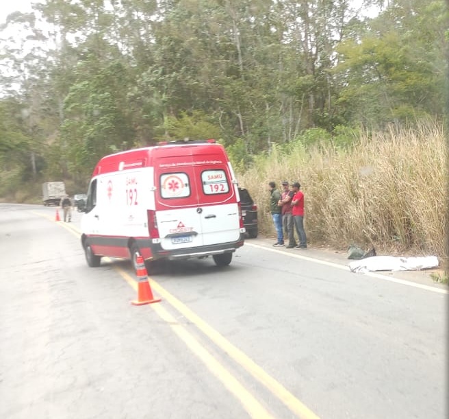 Acidente com vítima fatal próximo ao trevo de Cajuri