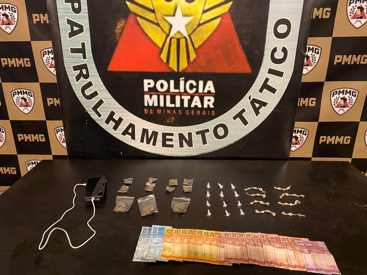 PM prende dois por tráfico de drogas em Viçosa