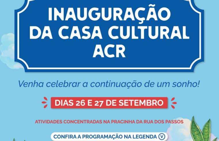 Associação Carla Rosa inaugura sede com programação cultural em Viçosa
