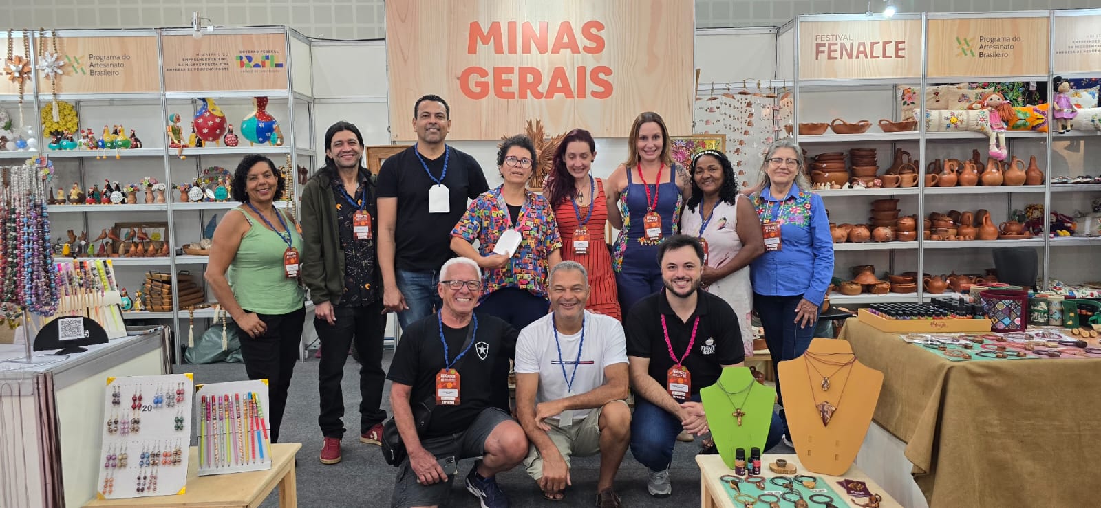 Com apoio do Governo de Minas, artesãos mineiros participam da 7ª edição da Fenacce em Fortaleza