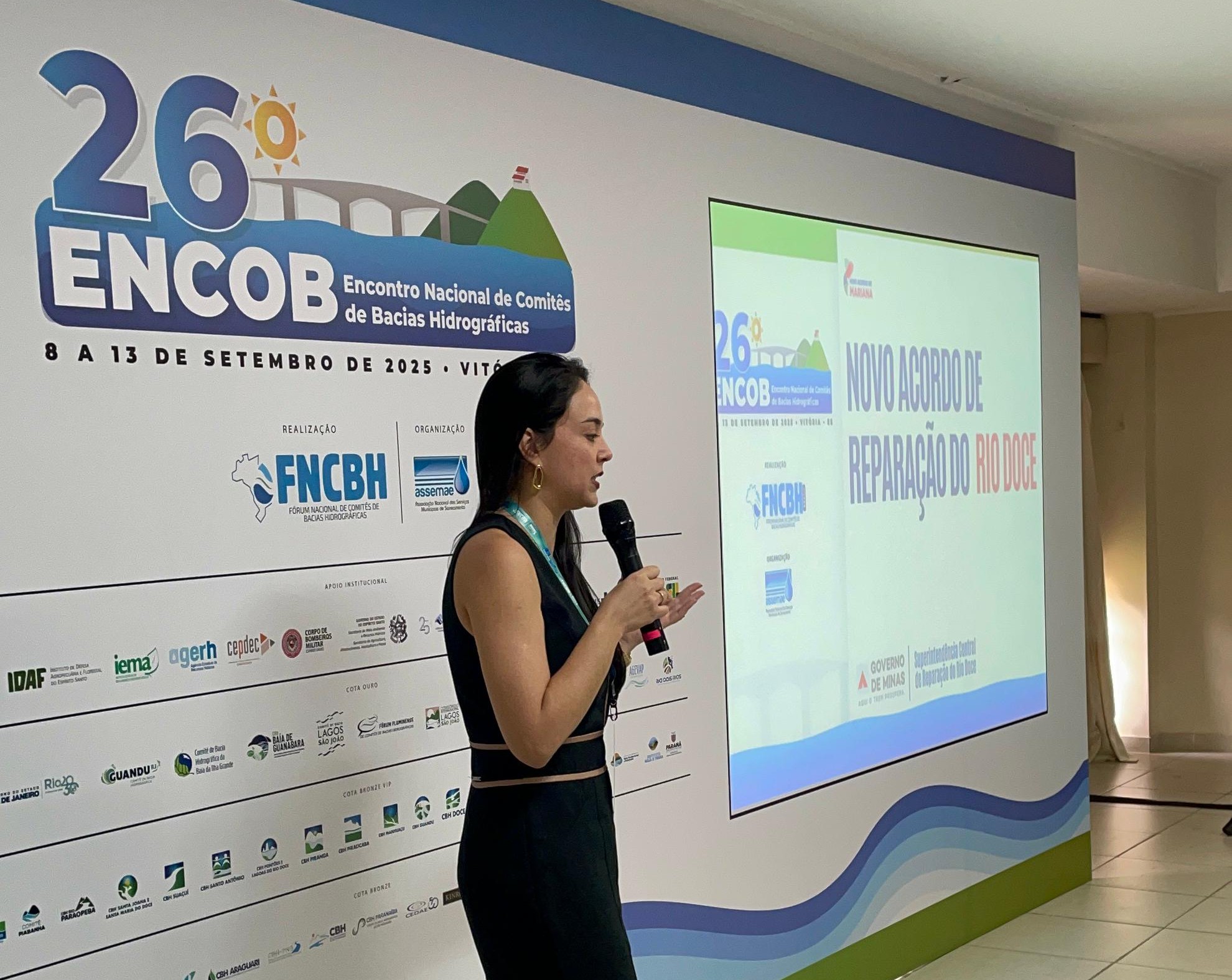 Governo de Minas apresenta andamento de ações do Novo Acordo de Mariana em Encontro Nacional de Bacias Hidrográficas