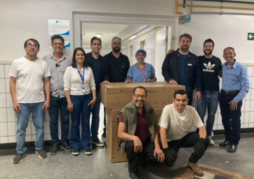 Projeto Salve Vidas doa equipamentos para bloco cirúrgico de hospital em Viçosa
