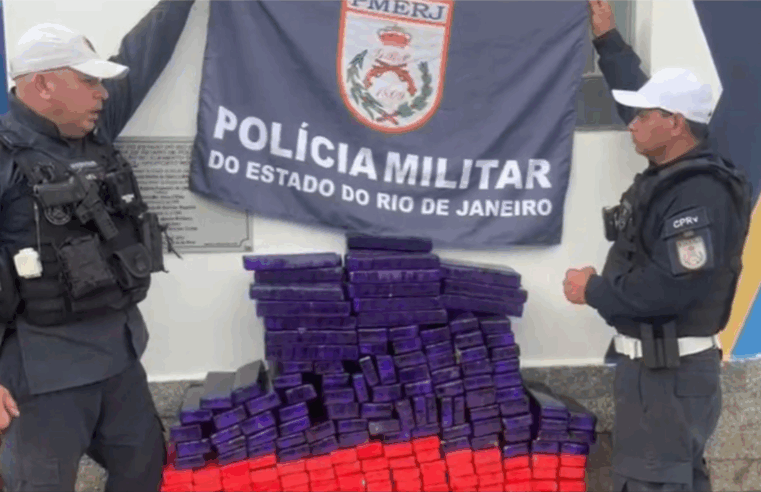 PM do Rio de Janeiro Intercepta Carregamento de Maconha Destinado a Ubá