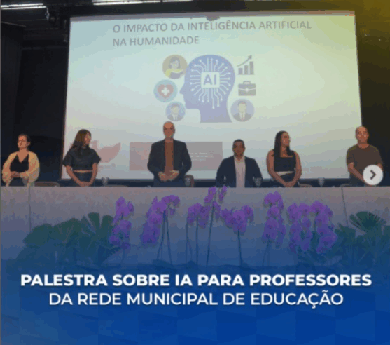 Professor Luiz Cláudio Costa discute Inteligência Artificial com educadores em Viçosa