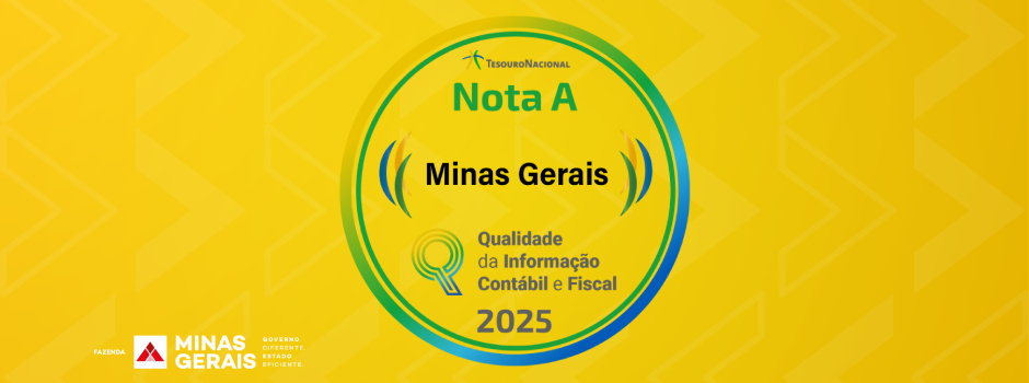 Minas Gerais conquista índice máximo de qualidade contábil e fiscal em ranking do Tesouro Nacional