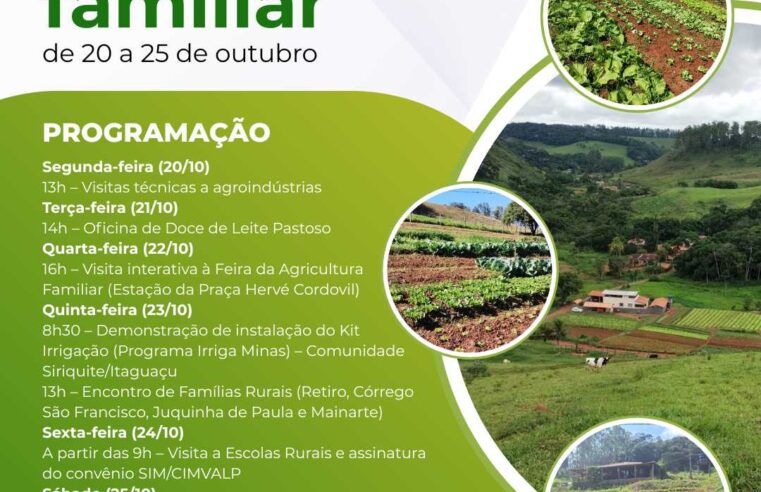 Viçosa Realiza Semana da Agricultura Familiar com Oficinas, Visitas e Concursos