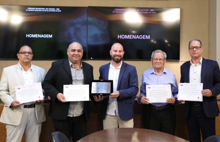 Câmara Municipal homenageia Assembleia de Deus pelos 61 anos de atuação em Viçosa