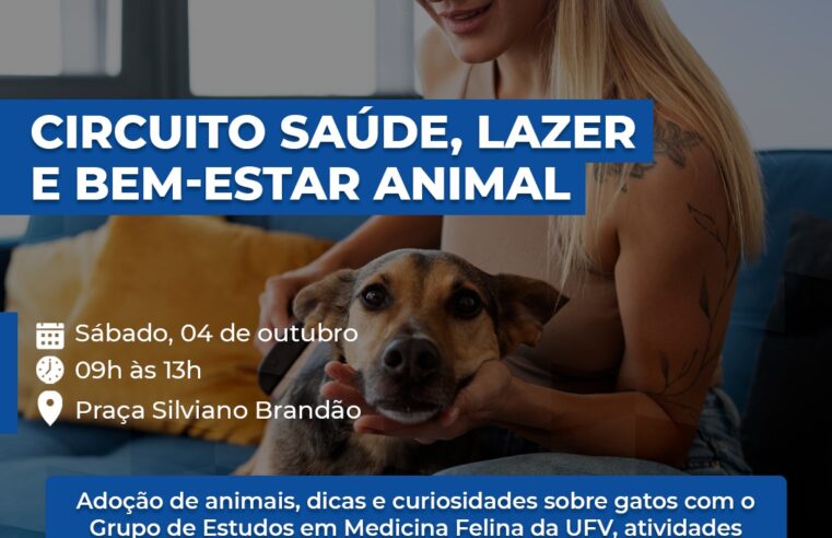 Viçosa promove Circuito de Saúde, Lazer e Bem-Estar Animal neste sábado
